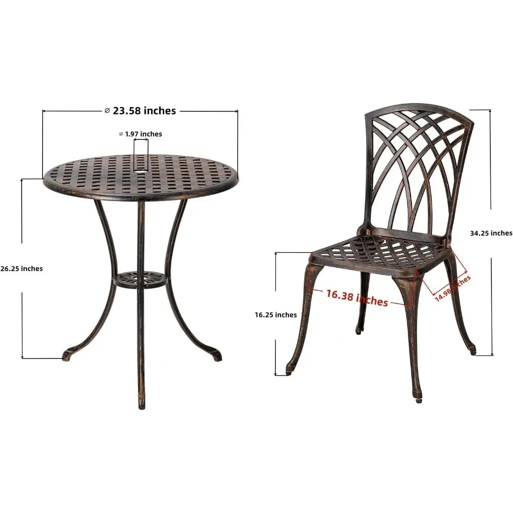 Rustproof Cast Aluminum Patio Furniture