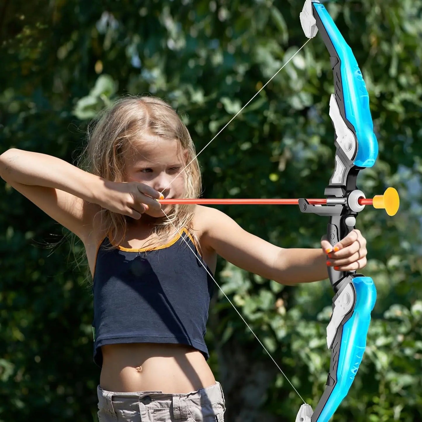 LED Light Up Archery Toys Set for Kids Ages 4-8 8-12