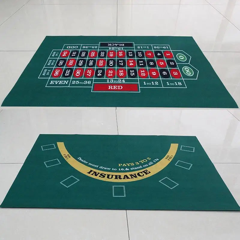 Double-sided Poker Game Mat