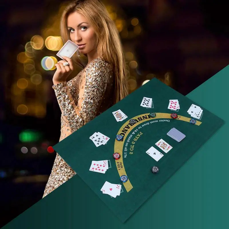 Double-sided Poker Game Mat
