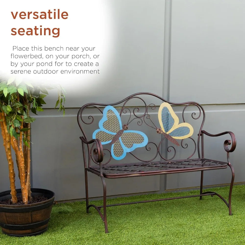 Butterfly Garden Bench