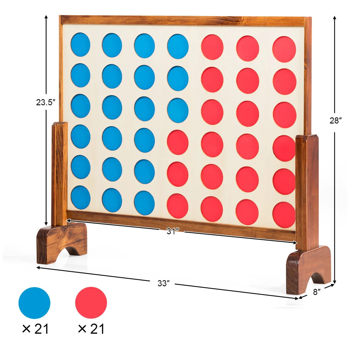 Wood Board Connect Game