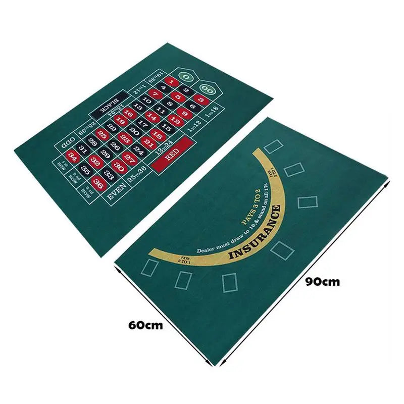 Double-sided Poker Game Mat