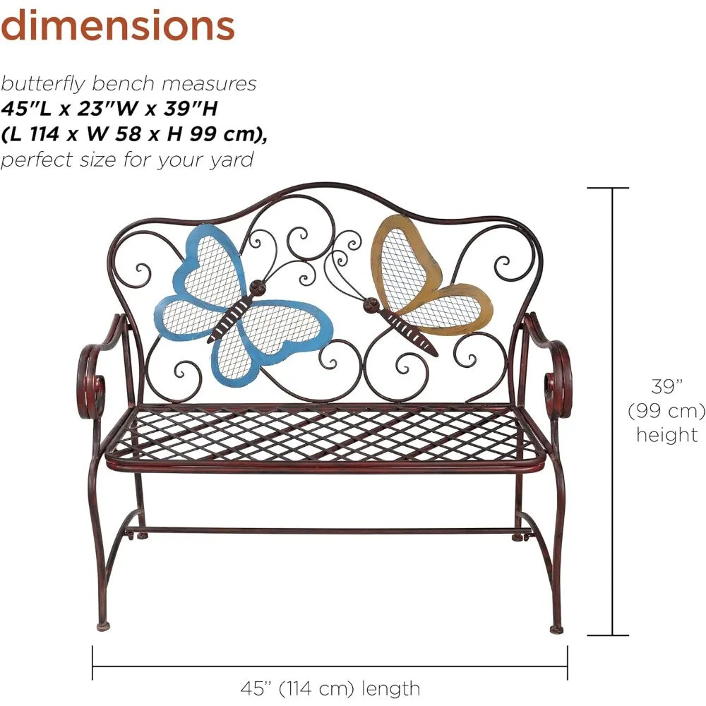 Butterfly Garden Bench